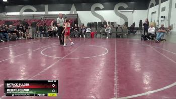 80 lbs Placement Matches (8 Team) - Patrick Bulger, Heat Lightning vs RYKER LEONARD, West Shore Wrestling Club