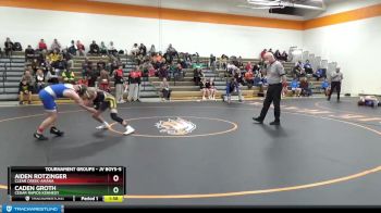 JV Boys-5 lbs Round 4 - Caden Groth, Cedar Rapids Kennedy vs Aiden Rotzinger, Clear Creek-Amana