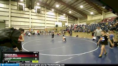 77 lbs Cons. Round 4 - Cooper Williams, Westlake vs Brogun Bell, Juab Wrestling Club