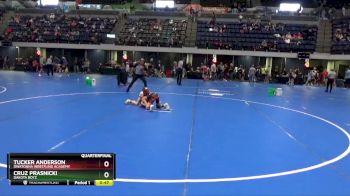 70 lbs Quarterfinal - Cruz Prasnicki, Dakota Boyz vs Tucker Anderson, OWATONNA WRESTLING ACADEMY