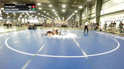 120 lbs Rr Rnd 2 - Kye Nelson, Roughneck Wrestling Club vs JOSIAH SWEENEY, Elite NJ Boys Black