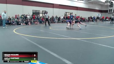 115 lbs Cons. Round 4 - Kayla Martinez, Seymour vs Regan McGuire, Western