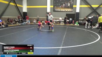 46 lbs Round 1 (4 Team) - Quincy Parn, Missouri Gold vs Madilyn McHawes, FEWTeamIA Purple