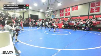 144 lbs Consi Of 16 #2 - Alejandro Battiest, McLain vs Jonathan Wineinger, Coweta
