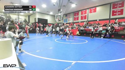 144 lbs Consi Of 16 #2 - Alejandro Battiest, McLain vs Jonathan Wineinger, Coweta