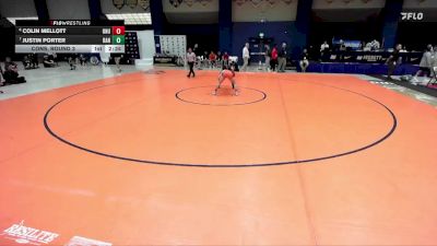 125 lbs Cons. Round 3 - Justin Porter, Randolph vs Colin Mellott, Ohio Northern