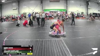 138 lbs Cons. Semi - Aden Davis, BPAC vs William Hartlage, Northeast Georgia Mat Monstars