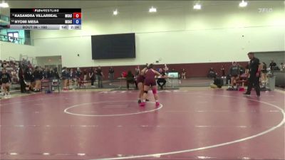 160 lbs Cons. Semi - Kasandra Villarreal, Mt. San Antonio College vs Nyomi Mesa, Mt. San Antonio College