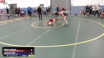 100 lbs Round 2 - Charles Zink, Lions Den Wrestling Club vs Trent Dundas, Cordova Pounders Wrestling Club