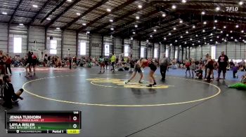 144 lbs Semis - R1 Wb - Layla RIsler, Girls With Grit Blue vs Jenna Tuxhorn, Charlies Angels Black