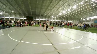 95 lbs Champ. Round 2 - Teagon Bangerter, JWC vs Braden Thompson, Unaffiliated