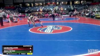 6A-126 lbs Quarterfinal - Reece Meyers, North Forsyth vs Jacob Stellhorn, South Effingham