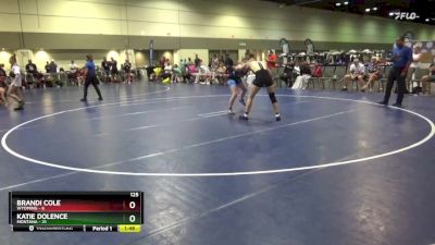 125 lbs Placement Matches (8 Team) - Brandi Cole, Wyoming vs Katie Dolence, Montana