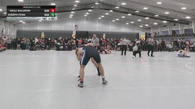 190 lbs Quarters - Beau Waldron, BullTrained Wrestling vs Joseph Fitak, Mat Rats