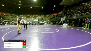 128 lbs Round Of 16 - Nikade Zinkin, Clovis vs Emiliano Lopez, Bullard