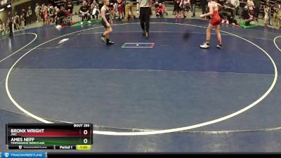 100 lbs Cons. Round 2 - Ames Neff, Timpanogos Wrestling vs Bronx Wright, JWC