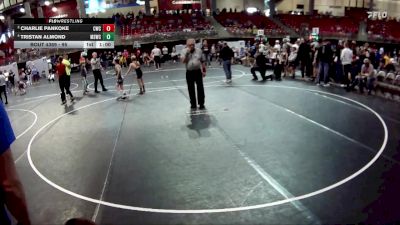 95 lbs Cons. Semi - Charlie Pankoke, Centennial Wrestling Club vs Tristan Almond, Millard South Wrestling Club