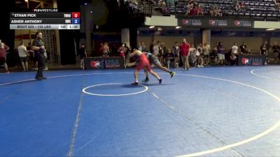 132 lbs 5th Place Match - Ethan Pick, Threestyle Wrestling Of Oklahoma vs Asher Anthony, Richmond Wrestling Club