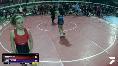 125 lbs 3rd Place Match - Brynlee Lutz, Alaska vs Mika Yoffee, Nevada