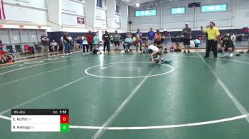 65-J lbs Quarterfinal - Xavier Ruffin, MI vs Breccan Kellogg, OH