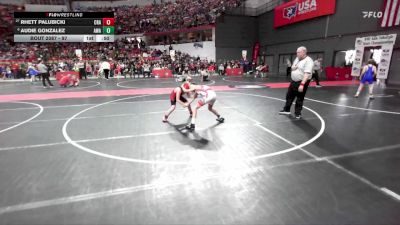 97 lbs Champ. Round 1 - Rhett Palubicki, Crandon vs Audie Gonzalez, Askren Wrestling Academy