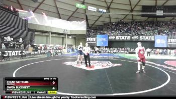Boys 1A 150 lbs Cons. Round 3 - Trent Seitters, Colville vs Owen Blodgett, Naches Valley