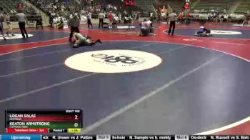 6 lbs Champ. Round 1 - Logan Salas, Heritage vs Keaton Armstrong, Catholic High