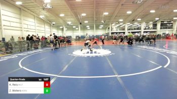 124 lbs Quarterfinal - Kaua Reis, Milford MA vs Zachariah Waters, Keene Gladiators