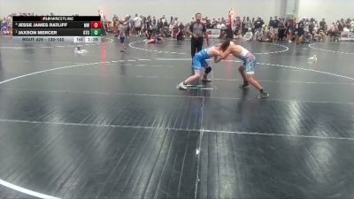 130-140 lbs Semifinal - Jaxson Mercer, Gamehouse Training Center vs Jesse James Ratliff, Modern Warrior