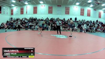 145 lbs Quarterfinal - Aubrey Willig, Cloverleaf vs Callie Curnutte, Northwest (canal Fulton)