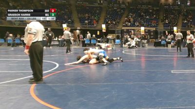 130 lbs Round Of 16 - Parker Thompson, Southmoreland vs Graeson Harris, Millcreek