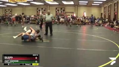 117 lbs Round 3 (6 Team) - Matt Diamond, BlueWave 2 vs Isa Kupa, Bad Bass