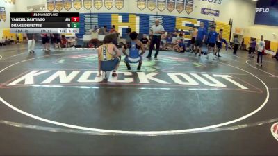150 lbs Round 3 (8 Team) - Drake DePetris, Funky Monkey vs Yanziel Santiago, ADale WC