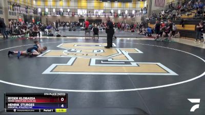 78 lbs 5th Place Match - Ryder Klobassa, Viking Wrestling Club (IA) vs Henrik Sturges, Immortal Athletics WC