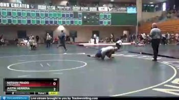 126 lbs Cons. Round 4 - Nataani Prado, Slam Academy vs Justin Herrera, Chaparral