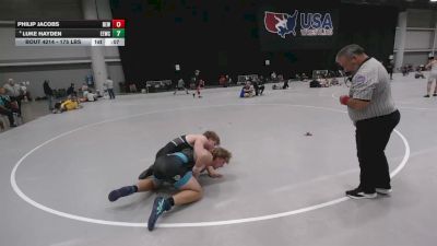 175 lbs Cons. Quarters - Philip Jacobs, DC Elite Wrestling vs Luke Hayden, Eierman Elite Wrestling Club