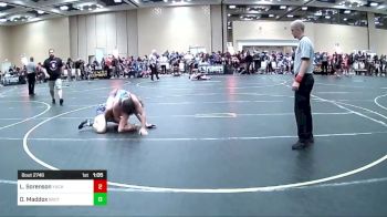 144 lbs Round Of 32 - Lucques Sorenson, Yucaipa Thunder WC vs Oakley Maddox, Brothers Of Steel