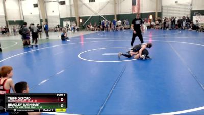 84 lbs Round 1 (8 Team) - Bradley Barnhart, Black Fox Wrestling Team 1 vs Tripp Oxford, Kearney Matcats - Blue