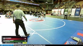 105 Class 2 lbs Champ. Round 1 - Ava Hansen, Nixa vs Madison Haney, Troy Buchanan