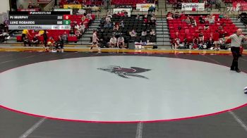 157 lbs Quarterfinal - Luke Robards, Indianapolis vs Pj Murphy, SIU Edwardsville