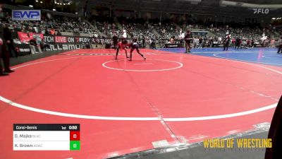 85 lbs Consolation - Gannen Majka, Black Fox Academy vs Kaedrick Brown, American Dream Wrestling Club