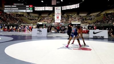 Junior Girls - 115 lbs Champ. Round 1 - Danyell Jones, Stockdale High School Wrestling vs Mariah Lejender, El Camino SSF High School Wrestling