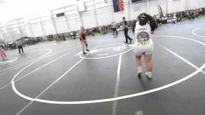 145 lbs Rr Rnd 3 - Frankie Weaver, Osoway vs Angie Lopez, YV Wrestling