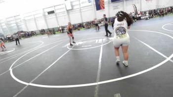 145 lbs Rr Rnd 3 - Frankie Weaver, Osoway vs Angie Lopez, YV Wrestling