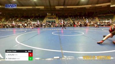 96 lbs Quarterfinal - Landon Schulte, Purler Wrestling, Inc vs Brady Zabriskie, Mat Assassins