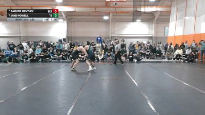 285 lbs Semifinal - Parker Bentley, West Liberty vs Jake Powell, Tiffin