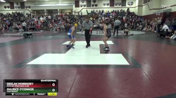 J-7 lbs Quarterfinal - Maurice O`Connor, Team Bosco vs Deklan Morrissey, Outlaw Wrestling Club