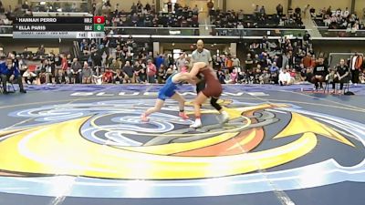 100 lbs Semifinal - Hannah Perro, Noble vs Ella Paris, Salem NH