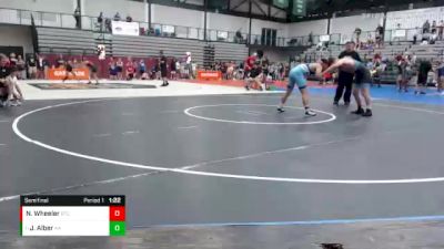 153-165 lbs Semifinal - Josh Alber, Alber Athletics vs Nate Wheeler, Olympus Wrestling
