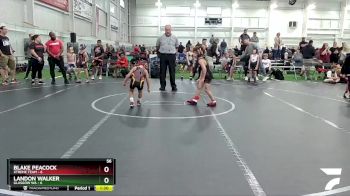 56 lbs Round 7 (8 Team) - Landon Walker, Glasgow WA vs Blake Peacock, Xtreme Team